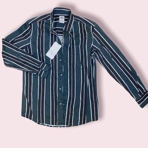 Zara Green and Blue Buttoned Shirt/Overshirt BRAND NEW With Tags Never Worn